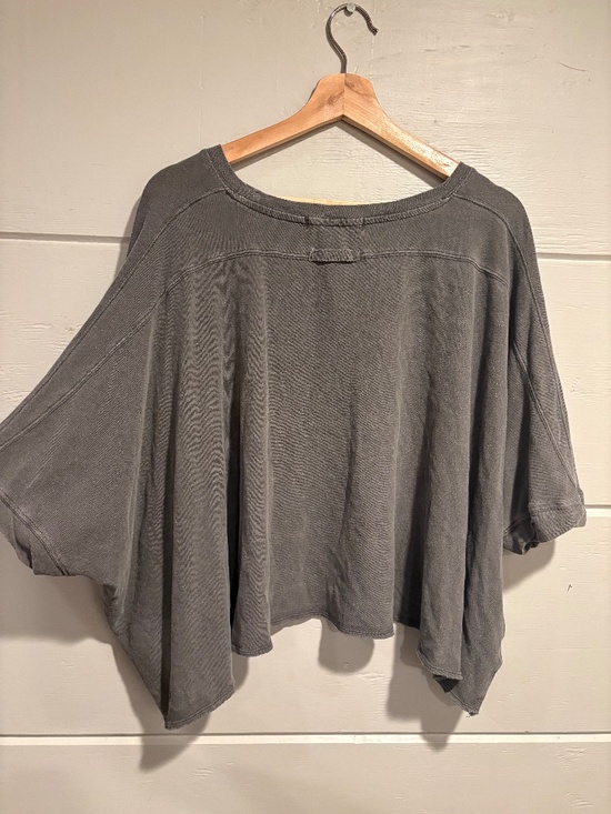 Free People Baggy Cropped Top - Picture 2 of 3